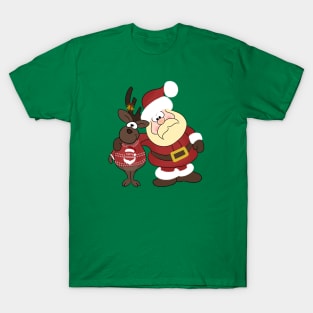 Santa and Raindeer T-Shirt